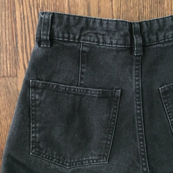 ❤️4/$20 REFUGE black denim shorts sz - Picture 5 of 7